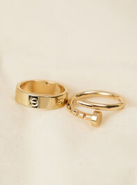 Wrapped Nail Ring Set Detail 3 - TULLABEE