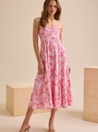 Austinly Floral Midi Dress - TULLABEE