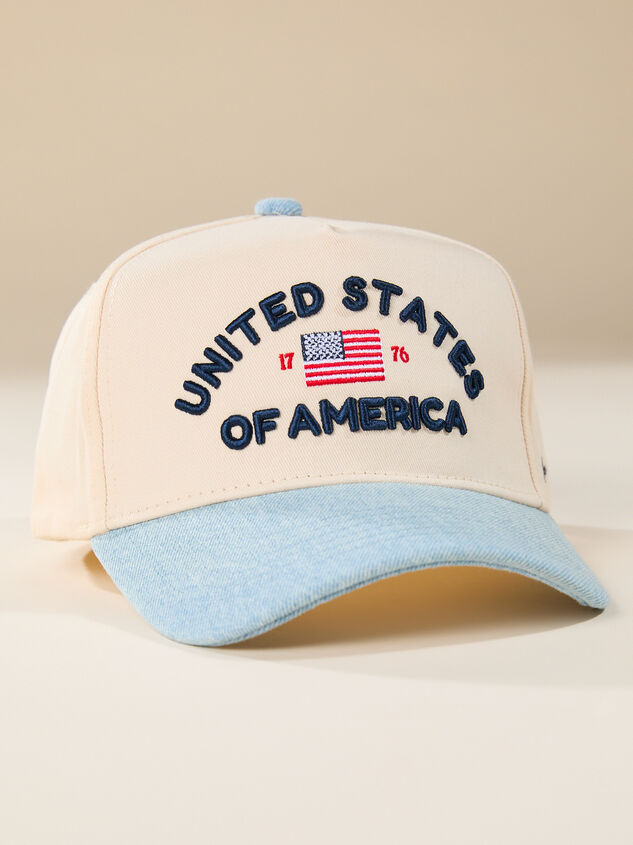 USA Embroidered Trucker Hat - TULLABEE