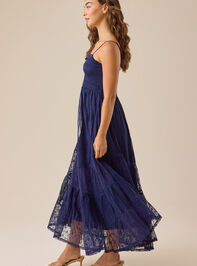 Tami Lace Tiered Maxi Dress Detail 3 - TULLABEE