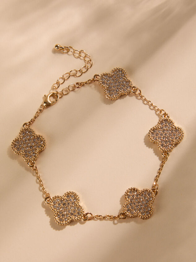Double Sided Clover Bracelet Detail 2 - TULLABEE