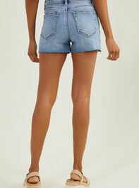 Mila High Rise Stretch Shorts Detail 4 - TULLABEE