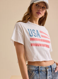 USA Bandana Graphic Tee - TULLABEE