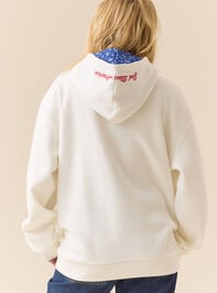 Americana Darling Hoodie Detail 6 - TULLABEE