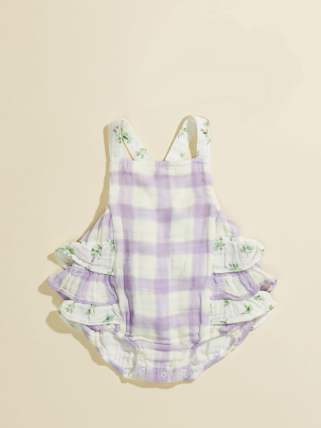 Lillian Ruffle Romper Detail 2 - TULLABEE