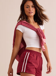 Game On Crochet Shorts Detail 6 - TULLABEE