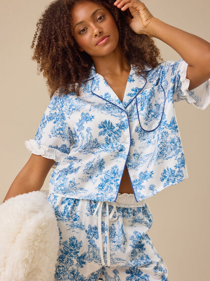 Ariana Satin Sleep Shorts - TULLABEE
