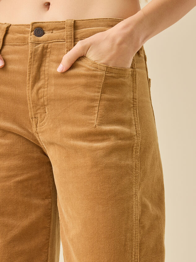 Jordyn Corduroy Barrel Pant Detail 3 - TULLABEE