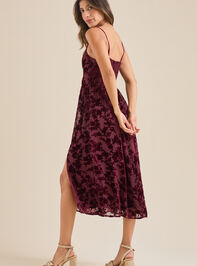 Annika Velvet Maxi Dress Detail 4 - TULLABEE