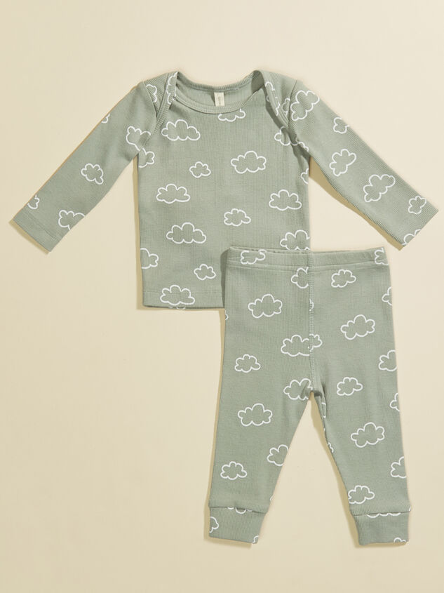 Cloudy Day Toddler Lounge Set by Quincy Mae Detail 1 - TULLABEE