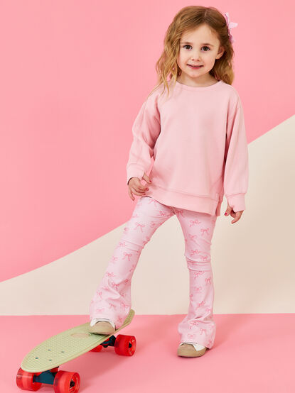 Bows Flare Leggings - TULLABEE