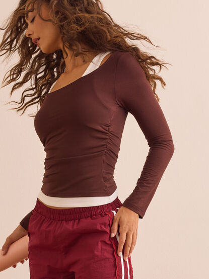 Double Layer Play Top - TULLABEE