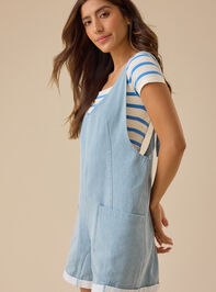 Sally Sleeveless Shortalls Detail 3 - TULLABEE