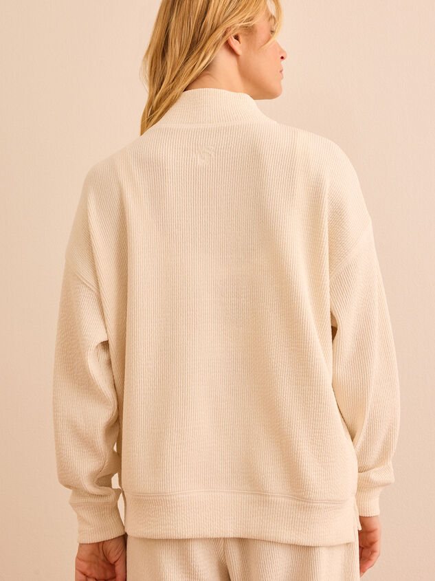Balanced Ease Ribbed Mockneck Detail 5 - TULLABEE