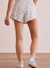 Floral Sprint Skort Detail 4 - TULLABEE