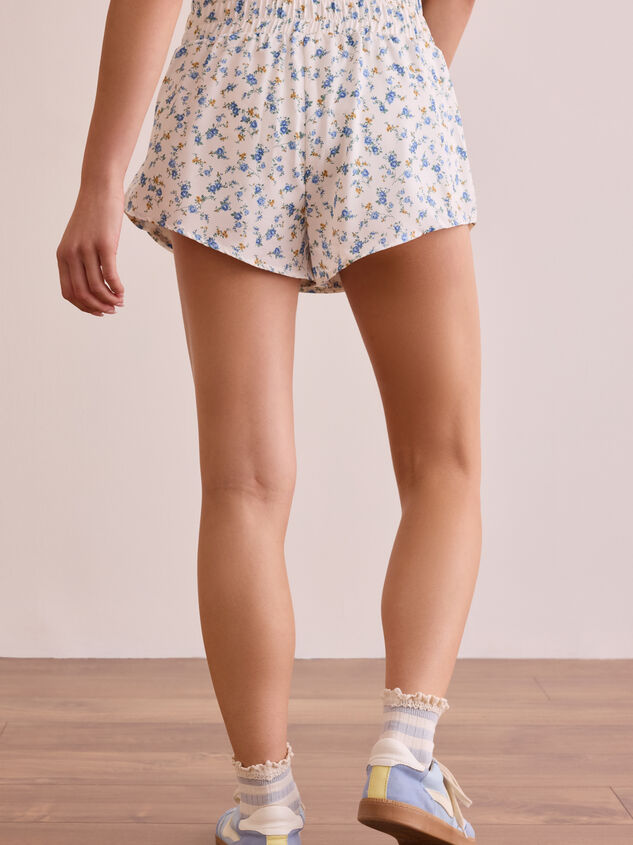 Floral Sprint Skort Detail 4 - TULLABEE