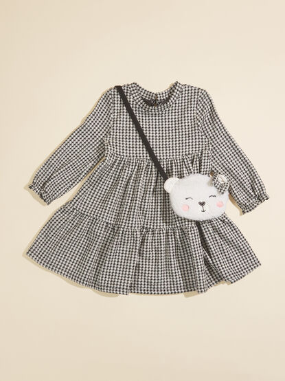 Teagan Gingham Dress and Purse Set - TULLABEE