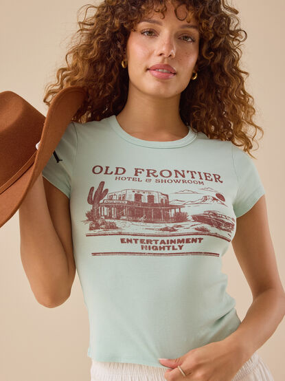 Old Frontier Baby Tee - TULLABEE