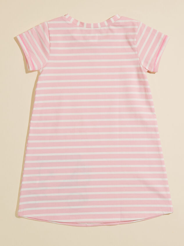 Golf Striped T-Shirt Dress by Mudpie Detail 2 - TULLABEE