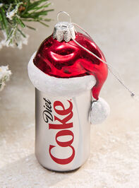 Diet Coke Santa Hat Christmas Ornament - TULLABEE