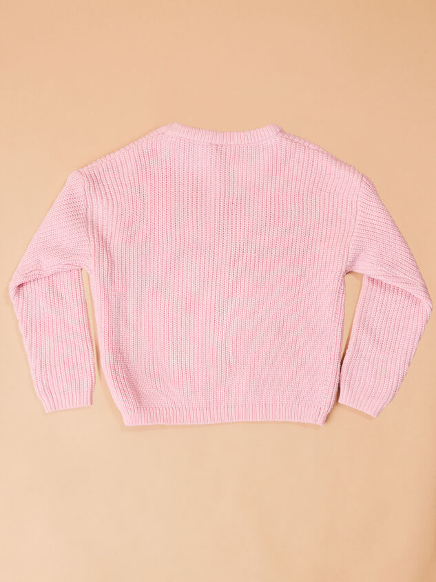 Sideline Sweetheart Sweater Detail 3 - TULLABEE
