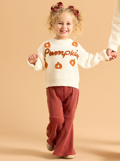 Pumpkin Stitch Sweater - TULLABEE