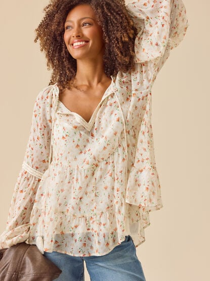Aurora Floral Top - TULLABEE