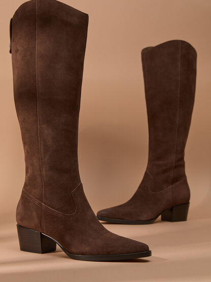 Virona Suede Boot - TULLABEE