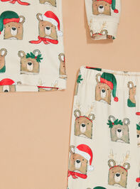 Beary Christmas Lounge Set Detail 3 - TULLABEE