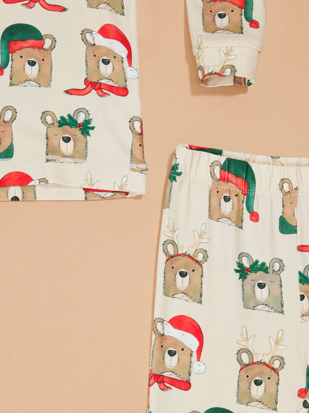 Beary Christmas Lounge Set Detail 3 - TULLABEE