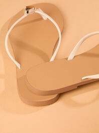 Yara Gold Accent Sandals Detail 4 - TULLABEE