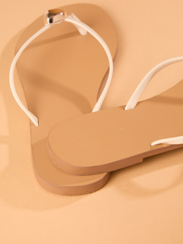 Yara Gold Accent Sandals Detail 4 - TULLABEE