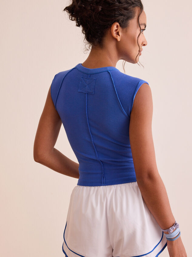 Crush It Ribbed Tee Detail 5 - TULLABEE