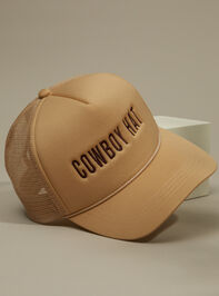 Cowboy Trucker Hat Detail 2 - TULLABEE