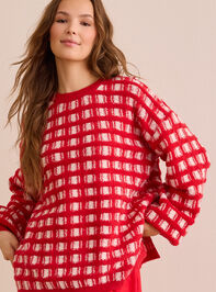 Weekender Gingham Pullover Detail 2 - TULLABEE