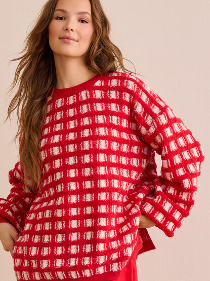 Weekender Gingham Pullover - TULLABEE