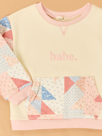 Penny Patch Babe Crewneck - TULLABEE