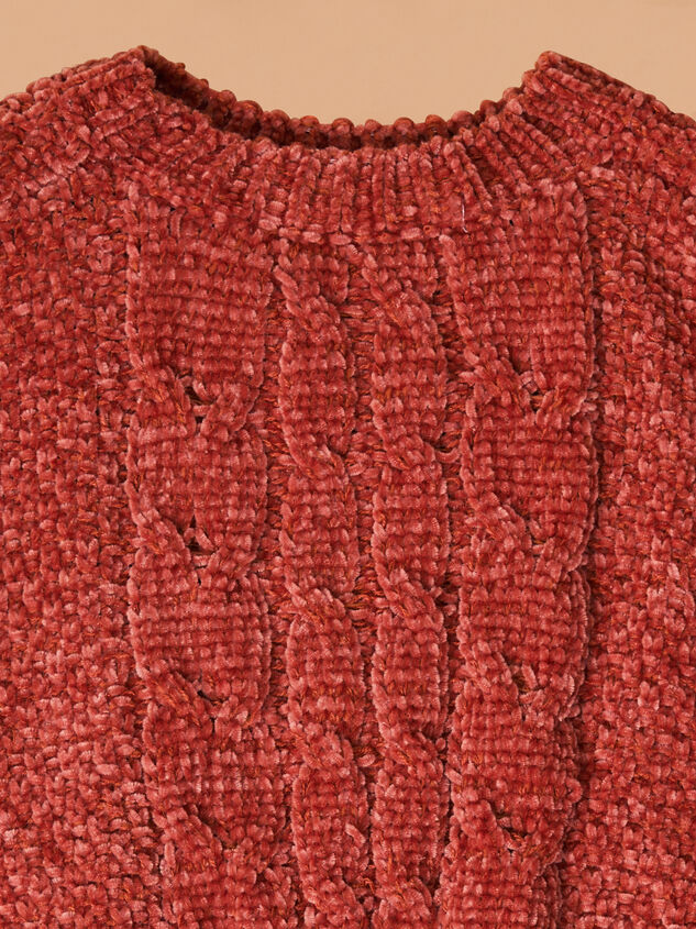 Leilee Chenille Sweater Detail 3 - TULLABEE