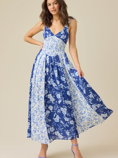 Claudia Floral Maxi Dress - TULLABEE