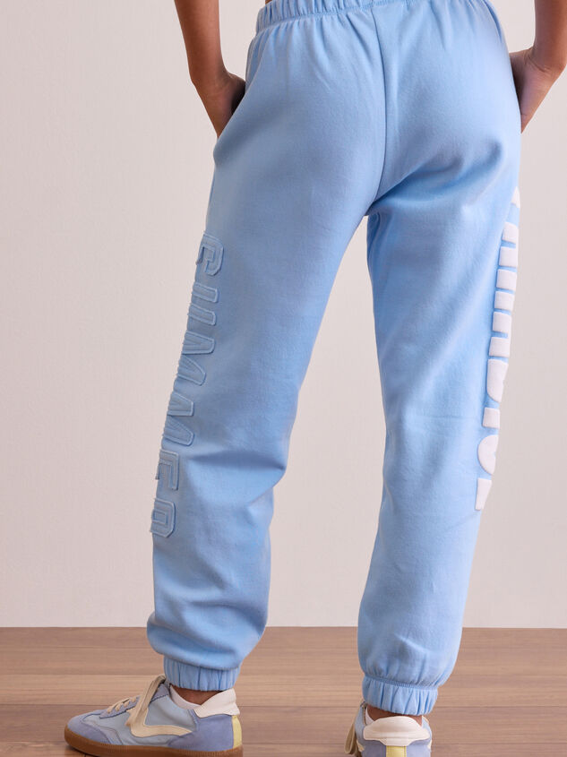 Summer Paradise Fleece Jogger Detail 5 - TULLABEE