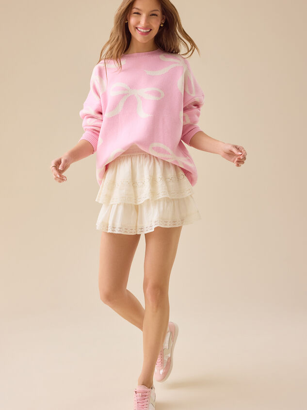 Bailey Bow Sweater Detail 2 - TULLABEE