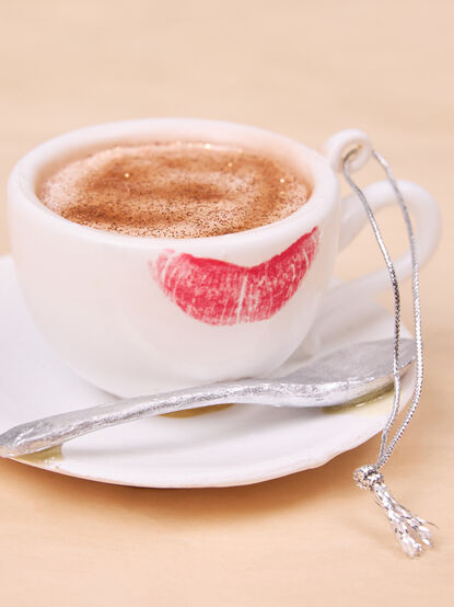 Café Coffee Cup Ornament - TULLABEE
