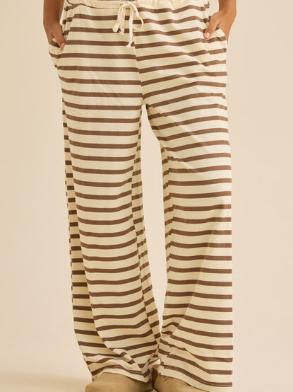Finley Striped Lounge Pants - TULLABEE