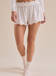 Pippa Bow Lounge Short Detail 2 - TULLABEE