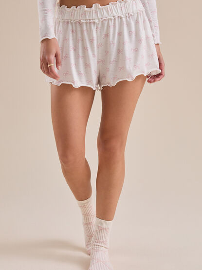Pippa Bow Lounge Short - TULLABEE