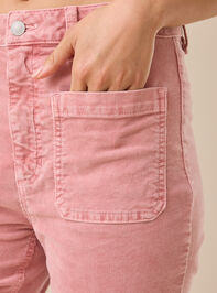 Rose High Rise Corduroy Flare Detail 3 - TULLABEE