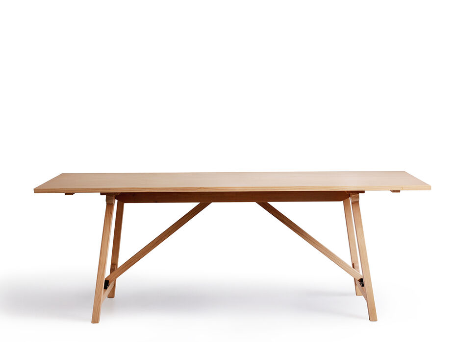 Rose Wood Rectangular Dining Table - TULLABEE - 