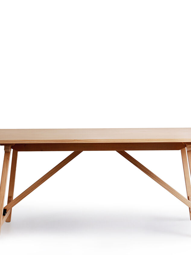 Rose Wood Rectangular Dining Table - TULLABEE