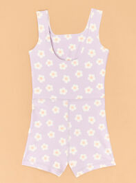 Isla Daisies Unitard Detail 2 - TULLABEE
