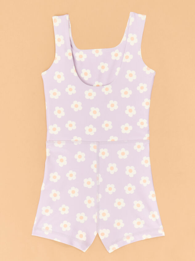 Isla Daisies Unitard Detail 2 - TULLABEE